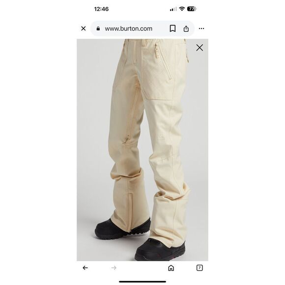 Burton Women’s Vida Snow Pants Living Lining Climate Controlled Comfort Size M - Picture 1 of 16